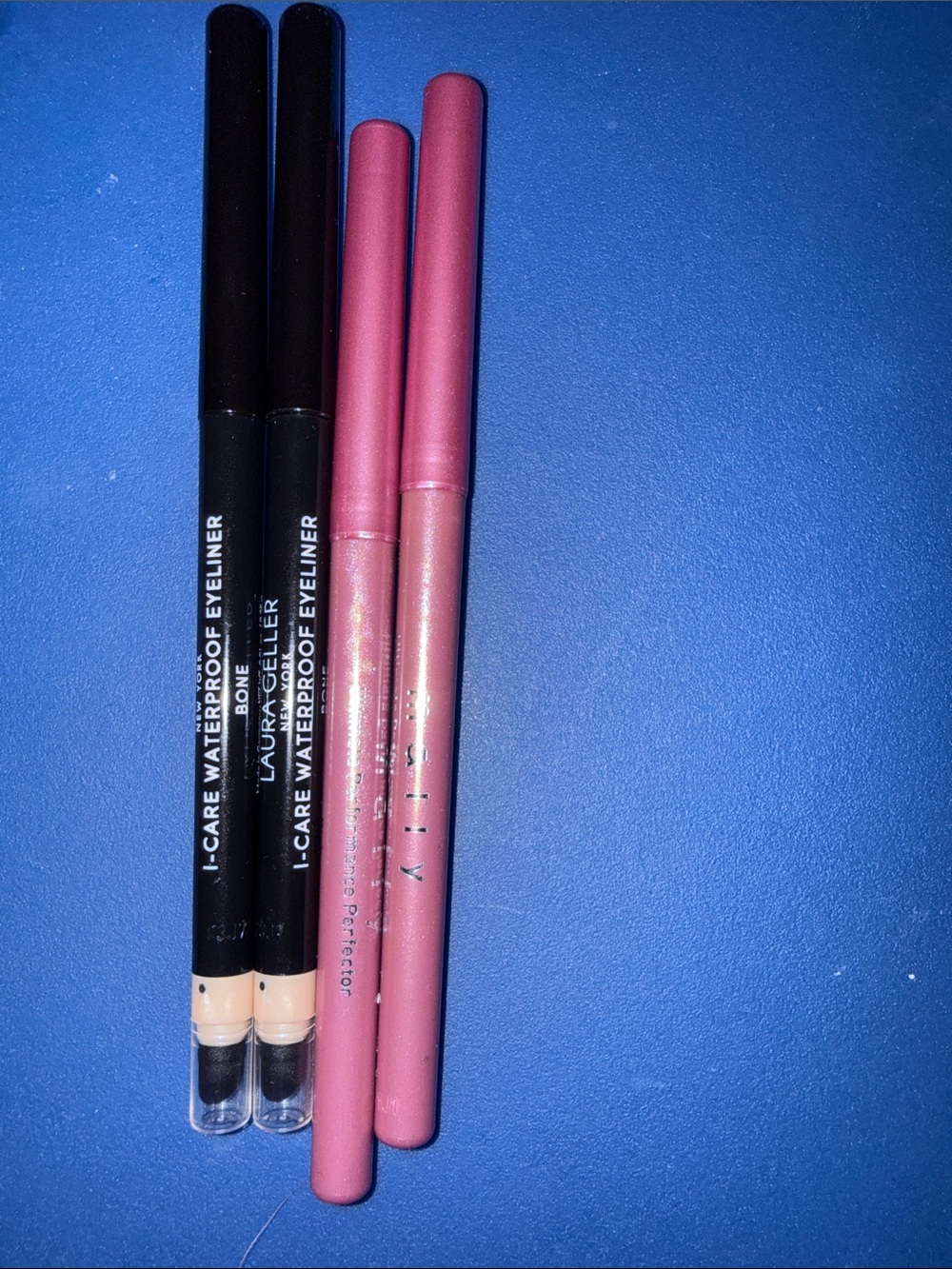 Laura Geller and Mally Eyeliner and lip liners Pencils